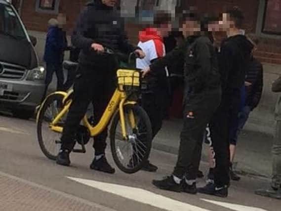 A yellow Ofo bike has been spotted in Doncaster.