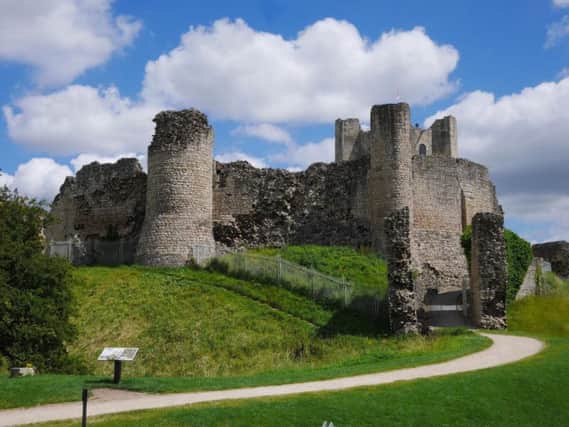 The incident took place in the grounds of Conisbrough castle.