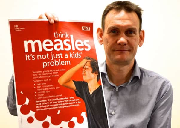 Dr David Crichton is warning about measles