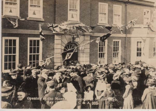 The opening of Montagu Hospital, Mexborough