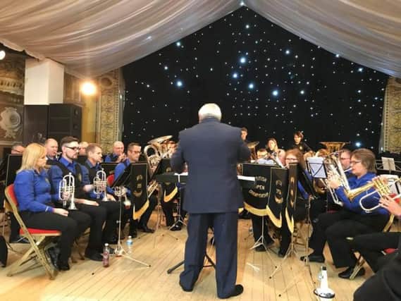 Hatfield Band perform at Blackpool's Winter Gardens.