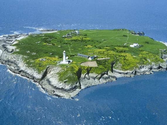 Flat Holm Island in the Bristol Channel.  (Photo: Cardiff Council).