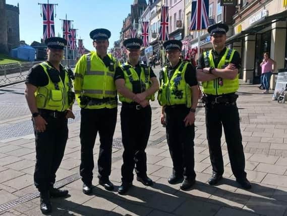 Officers from South Yorkshire Police in Windsor