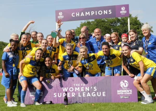 FAWSL2 champions Doncaster Rovers Belles