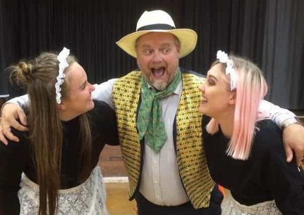 Sir Toby and the maids in Twelfth Night