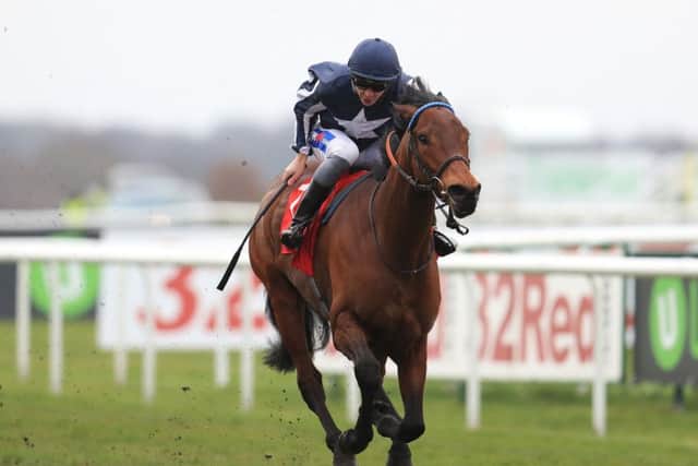 High Acclaim ridden by David Probert wins the 32Red.com Spring Mile Handicap during 32Red Lincoln day at Doncaster Racecourse. PRESS ASSOCIATION Photo. Picture date: Saturday March 24, 2018. See PA story RACING Doncaster. Photo credit should read: Mike Egerton/PA Wire