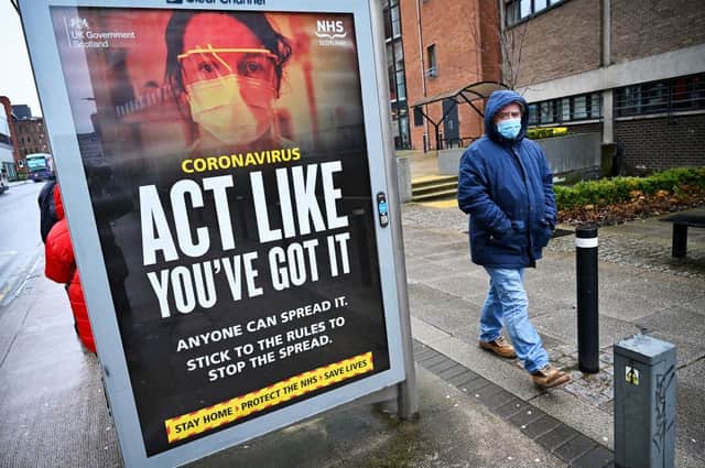 Covid-19 case rates have dropped across nearly 95 per cent of local authorities in the UK (Photo: Getty Images)
